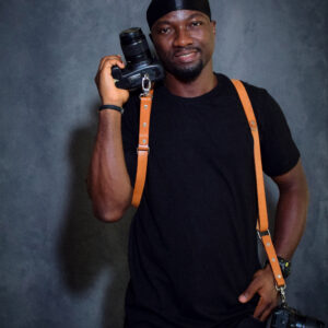 Leather camera strap