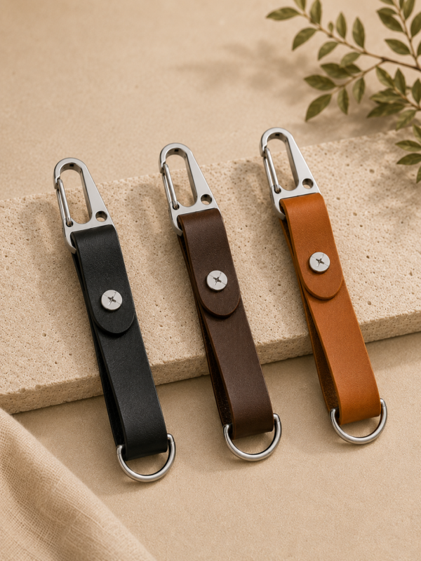 Leather Clip Key Holder